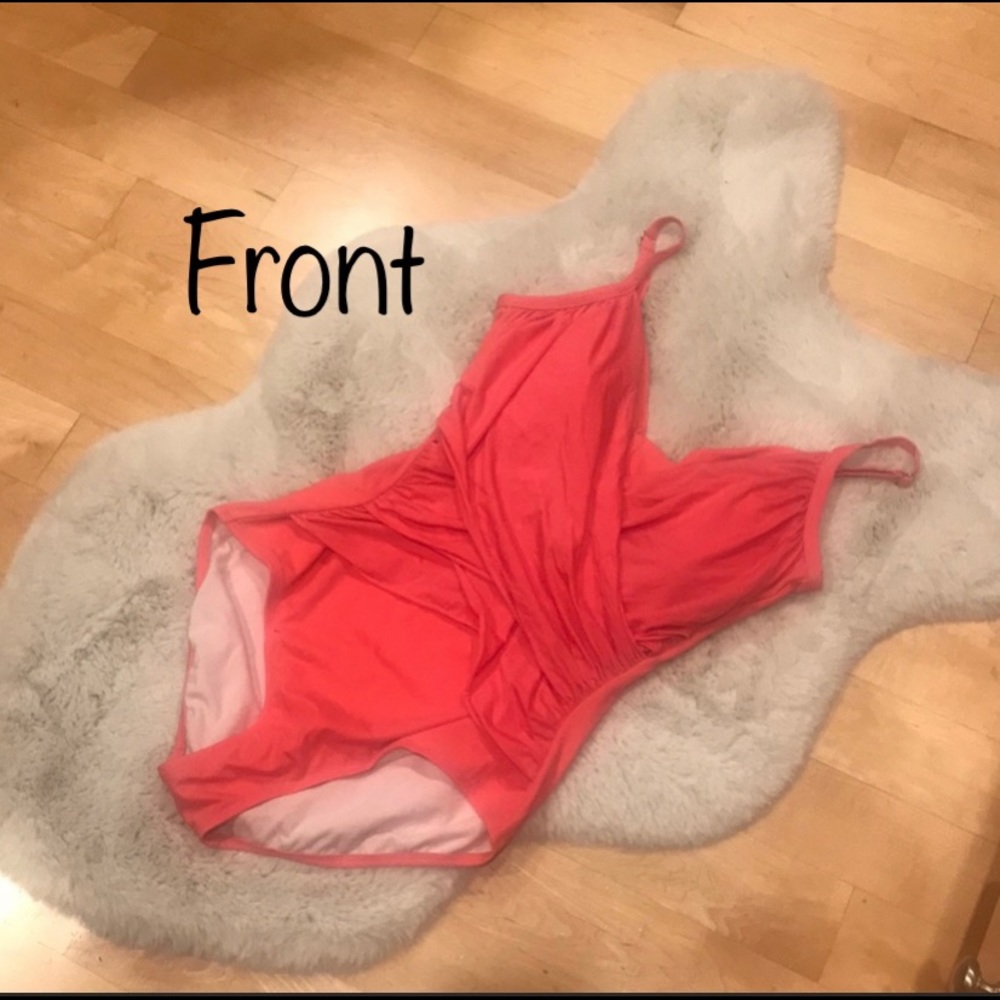 Jantzen Coral One Piece Swimsuit